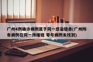 广州4例确诊病例属于同一感染链条(广州所有病例在同一传播链 零号病例未找到)
