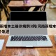 河南新增本土确诊病例3例/河南新增本土病例1个轨迹