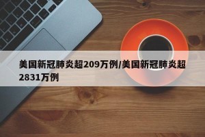 美国新冠肺炎超209万例/美国新冠肺炎超2831万例
